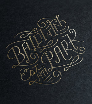 Baldwin Park Lettering