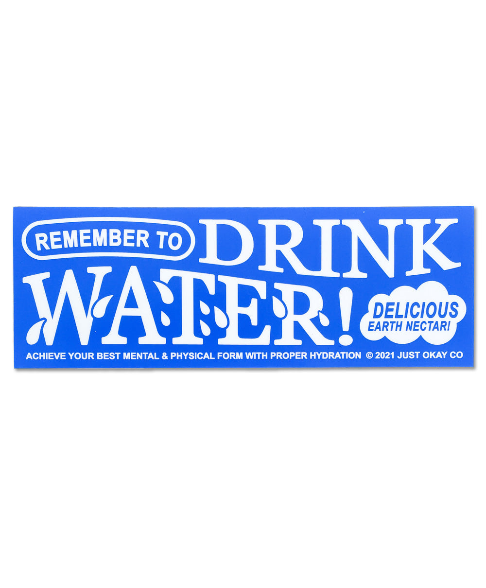 Drink Water Bumper Sticker