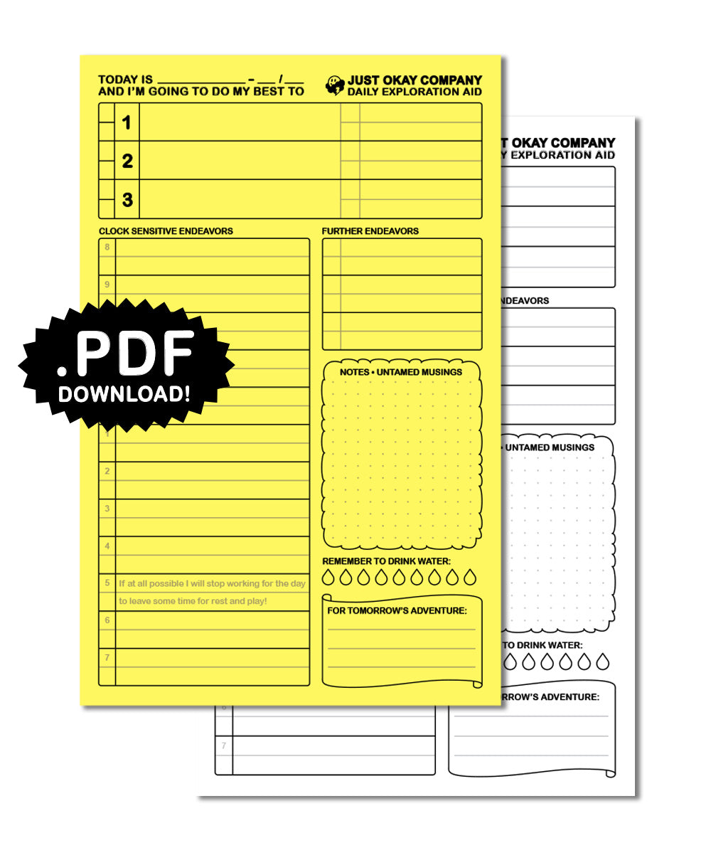 Daily Exploration Aid Digital PDF